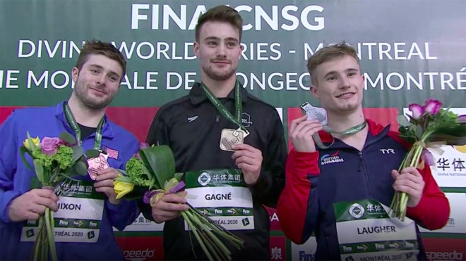 Silver lining for Laugher as he bags second FINA Diving World Series 2020 medal