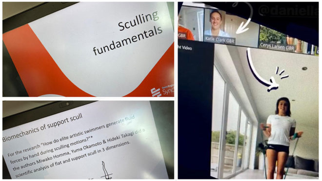 Interactive webinars helping to identify potential future artistic swimming stars