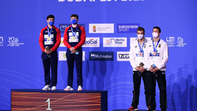 Tom Daley and Matty Lee win gold and crowned European champions in Budapest