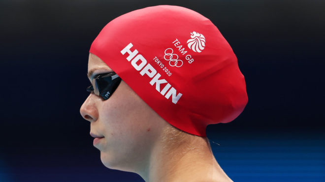 British record for Hopkin as more GB swimmers storm into the semi-finals