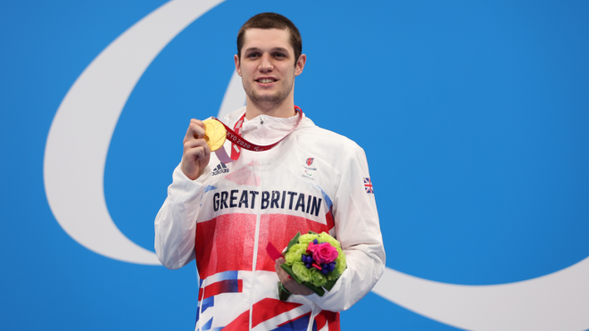 Hat-trick of gold medals for Reece Dunn as he breaks another world record