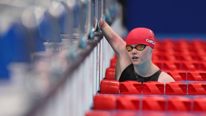 Ellie Challis sets new Paralympic record as seven Brits reach finals from hectic heats