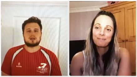 Sally says friends in diving 'rescued' club as two winners collect coaching award Sally says friends in diving 'rescued' club as two winners collect coaching award