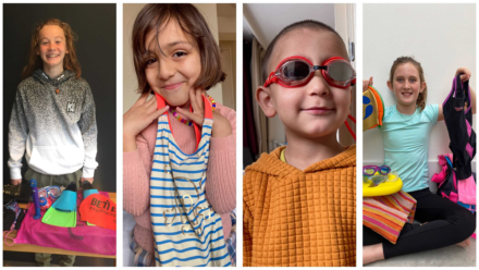 Dulwich Dolphins Swimming Club donate unwanted swim kit to Afghan families