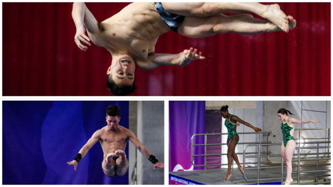 English youngsters overcome adversity to impress at National Diving Cup