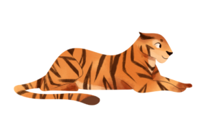Tiger swimming teacher lesson idea