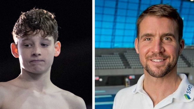 Olympian Leon Taylor and young diver Milo French join the True Athlete Project