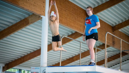Youngsters sign up for diving lessons after Inspire to Try session