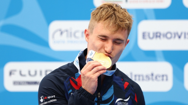 Jack Laugher won gold as he returned to the top at European Championships
