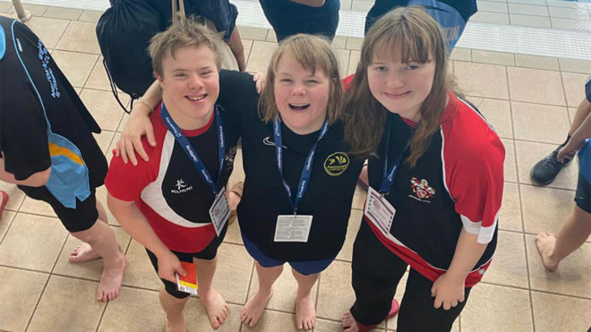 First British Down Syndrome Swimming Champs marked 'moment in history'