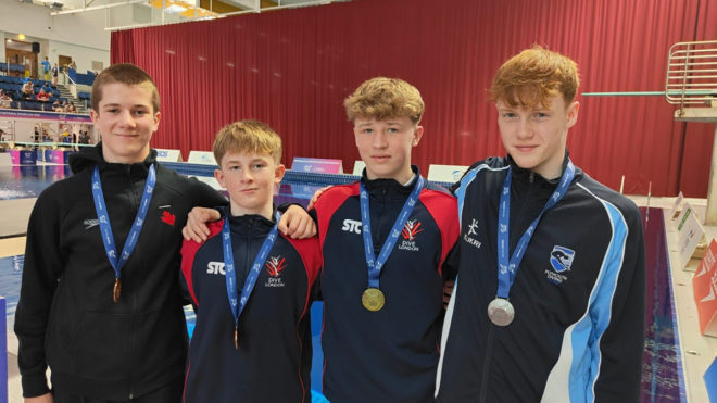 Pathway divers win more than 30 medals at British Elite Junior Championships
