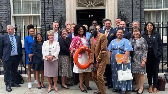 Key figures from aquatics visited Downing Street on World Drowning Prevention Day