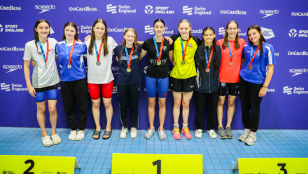 Jessica Huggins completes clean sweep of backstroke titles on final day in Sheffield