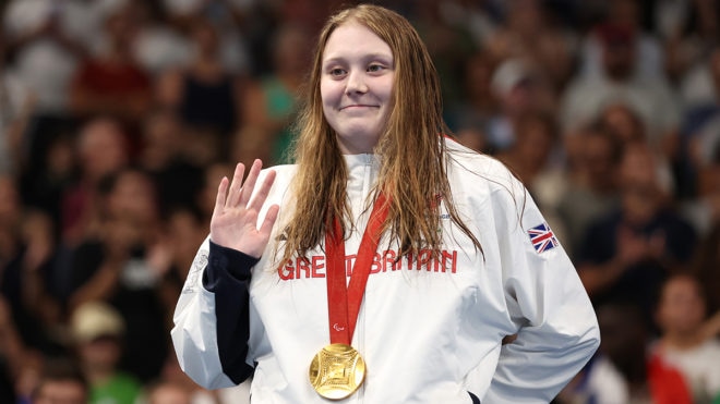 ‘It was pretty cool’ ... Poppy sets world record on way to Paralympic gold