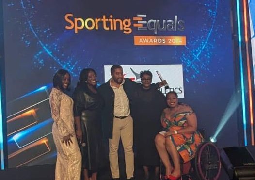 Harley Hicks wins Coach of the Year at the Sporting Equals Awards