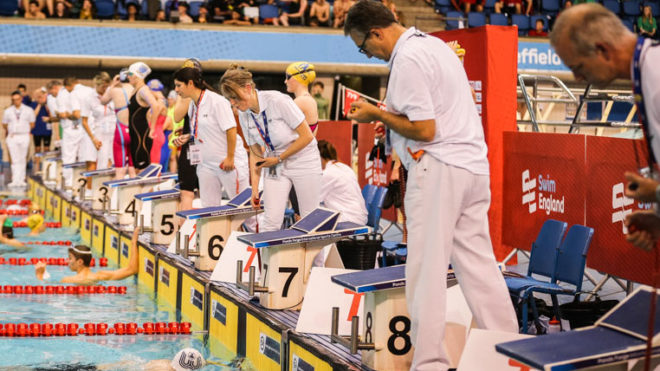 Swimming Judge Level 2 Sign-Up process