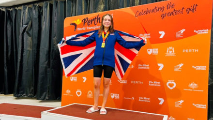 Swimming helps transplant athlete Ava thrive – 11 years after lifesaving surgery
