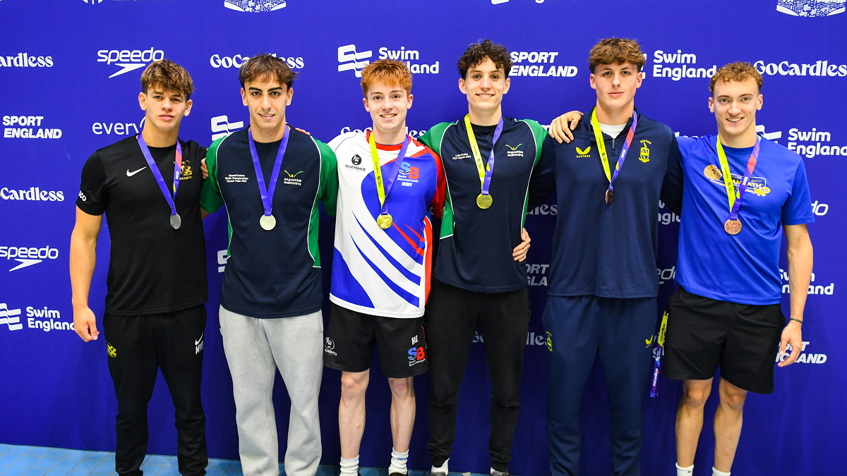 2025 GoCardless Swim England National Summer Meet day three medallists