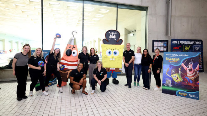 Swim England x The SpongeBob Movie: Search for SquarePants partnership