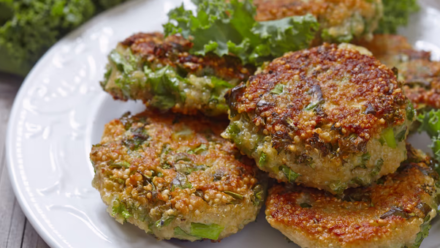 Recipe: Kale and quinoa patties