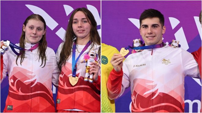 Golden night for Sheffield and Ellard as Team England swimmers land six medals