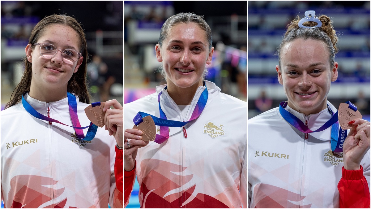 Amalie Smith, Imogen Clark and Lauren Cox clinch trio of bronze medals